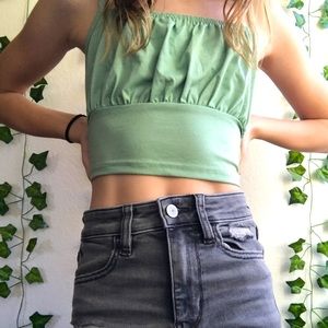 Shein ruffled crop top. Never worn.